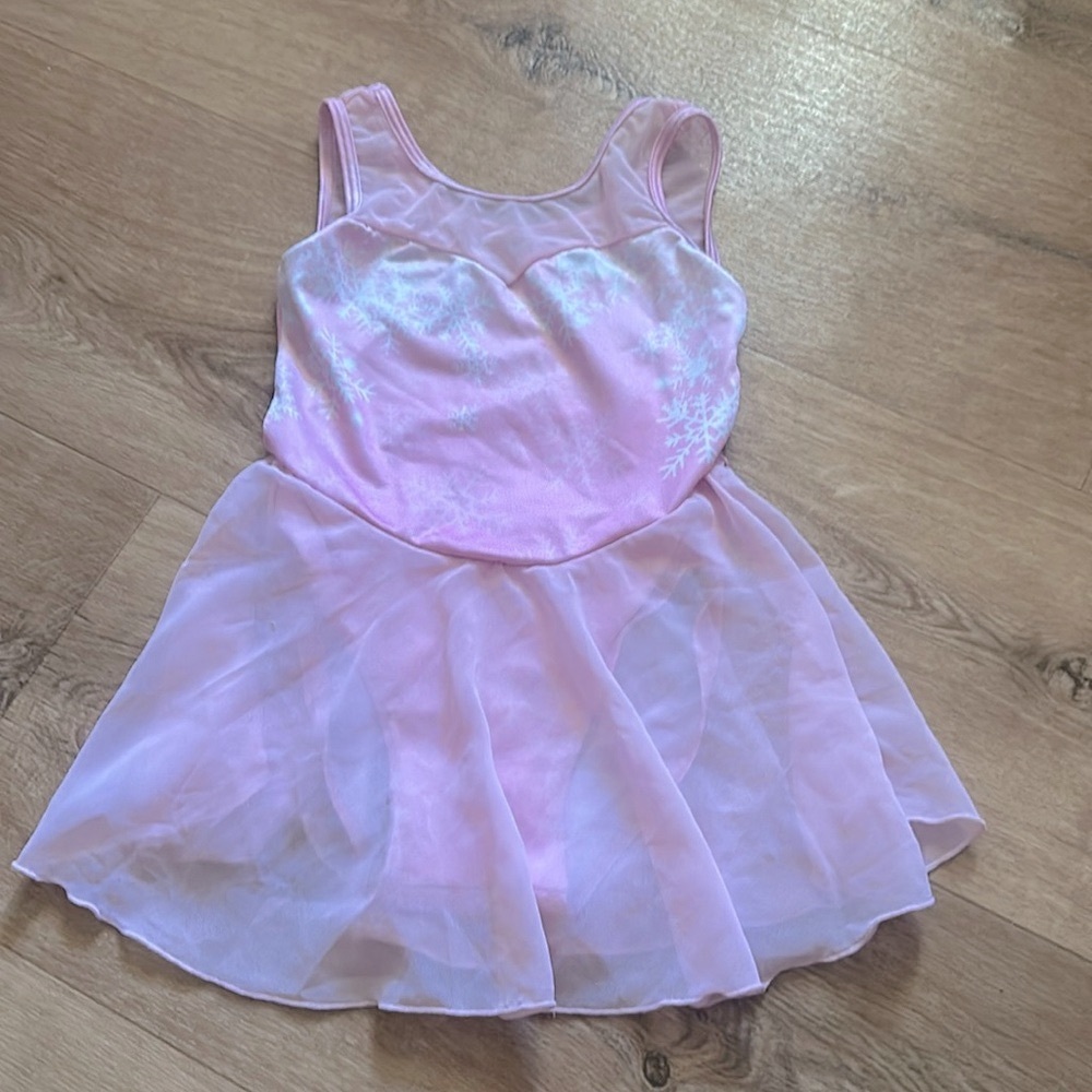 Girls Snowflake Ballet Leotard